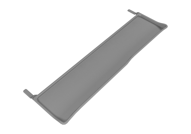 Honda Ridgeline Floor Mats - 3rd Row - 3D MAXpider - Kagu - Gray - `17-`20